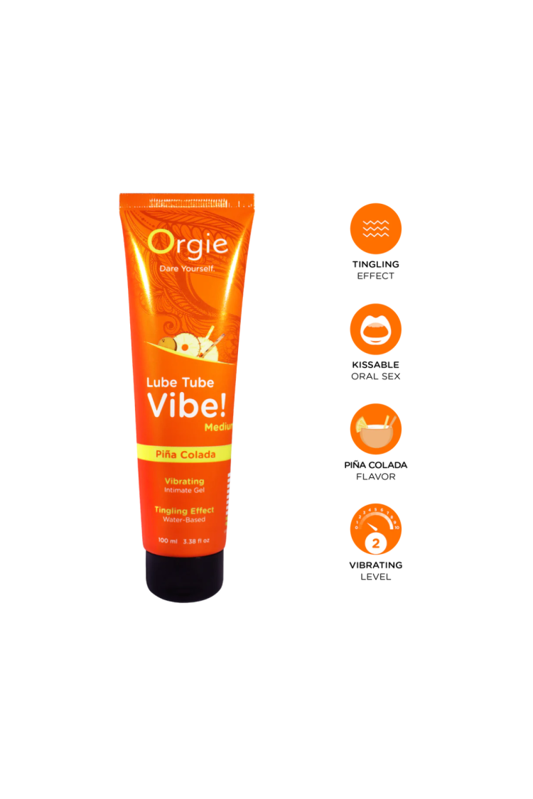 Lube Tube Vibe! Medium Pina Colada 100Ml Orgie