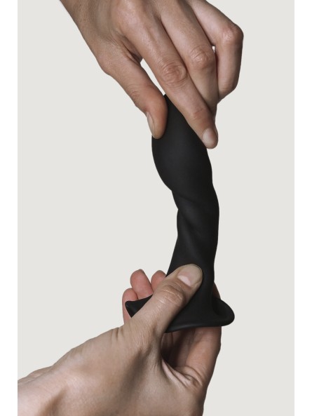 Silikonowe Dildo Premium Hitsens Model 5 Black Adrien Lastic