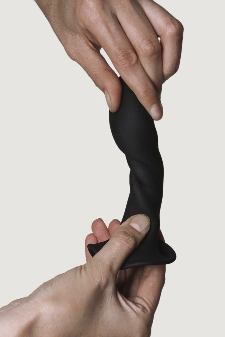 Silikonowe Dildo Premium Hitsens Model 5 Black Adrien Lastic
