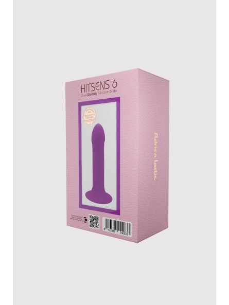 Silikonowe Dildo Premium Hitsens Model 6 Purple Adrien Lastic