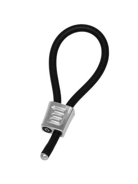 Prestige Electraloops 2 X Regulowany Cockring (Srebrny) ElectraStim