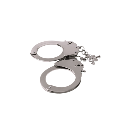 Metalowe Kajdanki Menottes Met Silver Adrien Lastic
