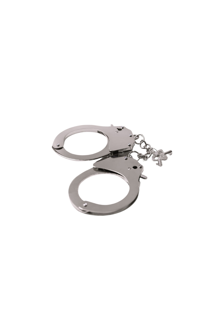 Metalowe Kajdanki Menottes Met Silver Adrien Lastic