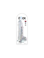 Dildo 23Cm King Cock Clear With Balls Pipedream