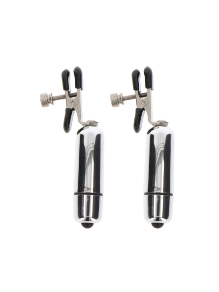 Klamerki Na Sutki Nipple Play Adjustable Vibrating Clamps Taboom