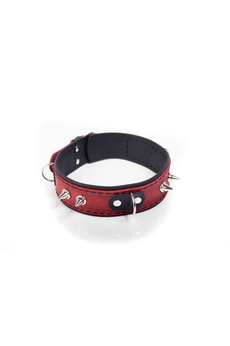 Obroża Crazy Horse Red L Whips