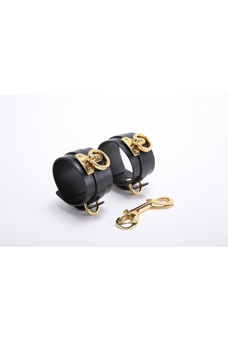 Skórzane Kajdanki Na Ręce Upko Leather Handcuffs UPKO