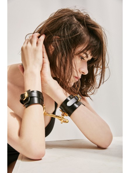Skórzane Kajdanki Na Ręce Upko Leather Handcuffs UPKO