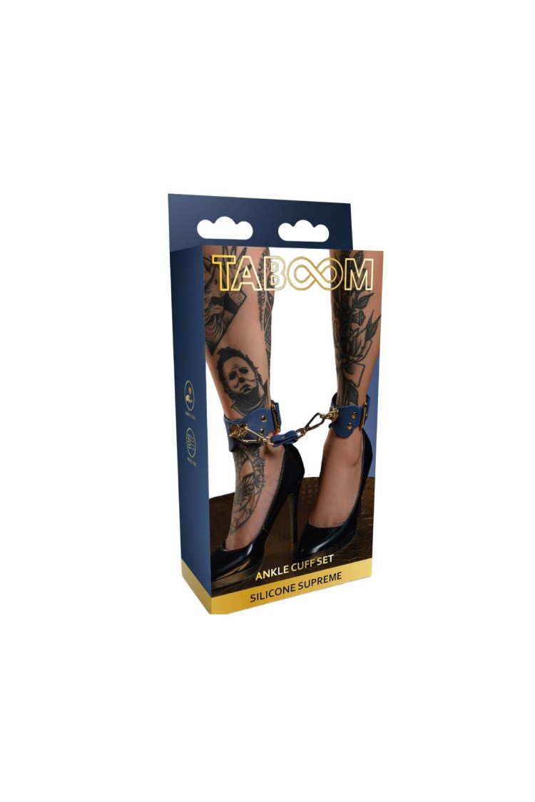 Kajdanki Na Kostki Silicone Ankle Cuff Set Taboom