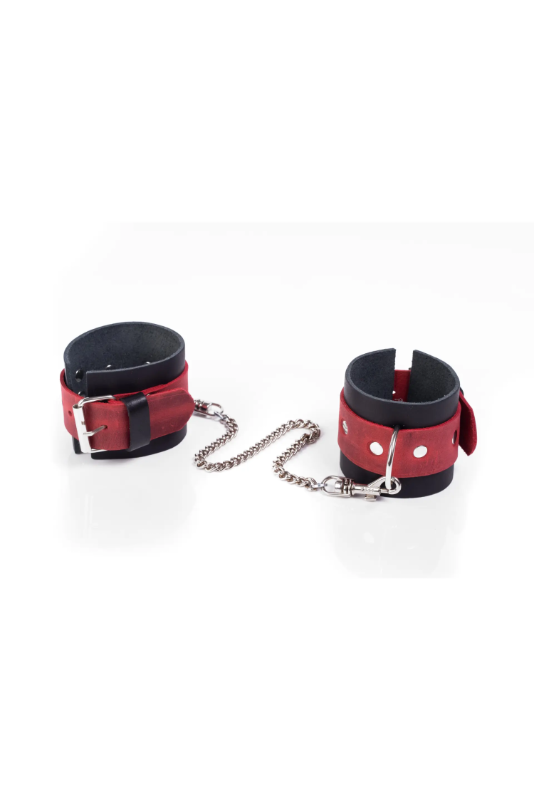 Kajdanki Crazy Horse Red S Whips