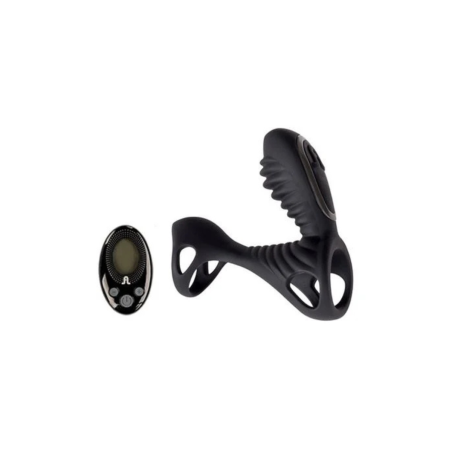 Pierścień Uciskowy Na Penisa Gladiator F + Lrs Black Adrien Lastic