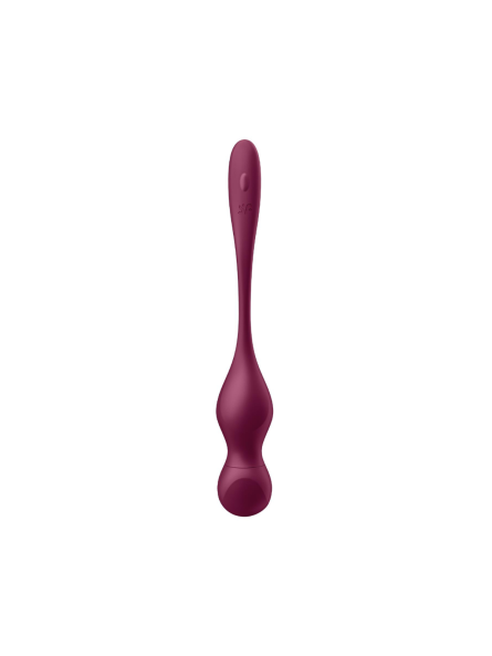 Wibrujące Kulki Love Birds Vary Connect App Wine Red Satisfyer