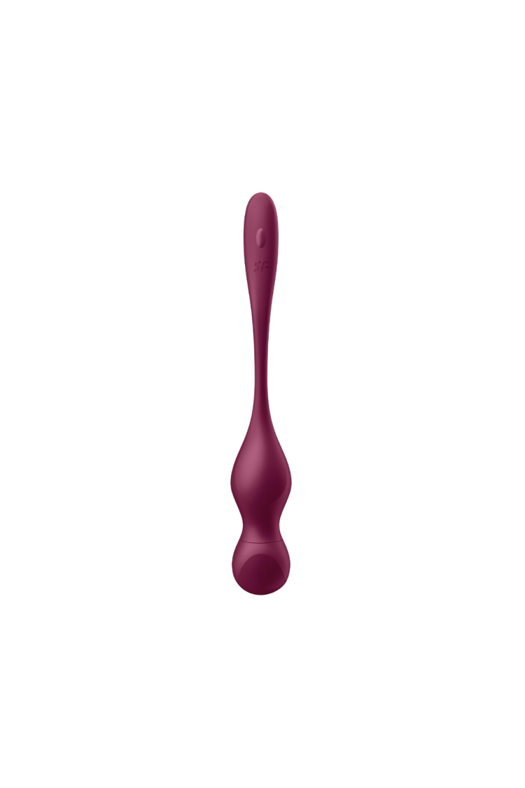 Wibrujące Kulki Love Birds Vary Connect App Wine Red Satisfyer