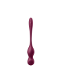 Wibrujące Kulki Love Birds Vary Connect App Wine Red Satisfyer