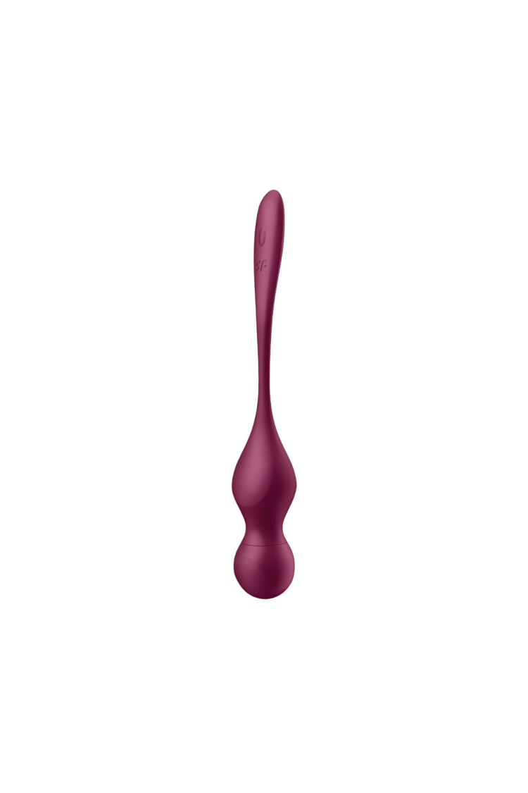 Wibrujące Kulki Love Birds Vary Connect App Wine Red Satisfyer