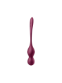 Wibrujące Kulki Love Birds Vary Connect App Wine Red Satisfyer