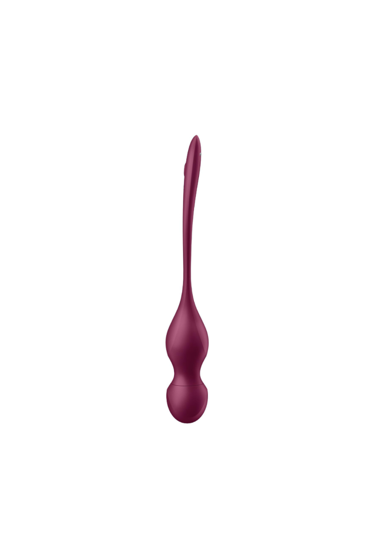 Wibrujące Kulki Love Birds Vary Connect App Wine Red Satisfyer