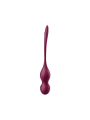 Wibrujące Kulki Love Birds Vary Connect App Wine Red Satisfyer