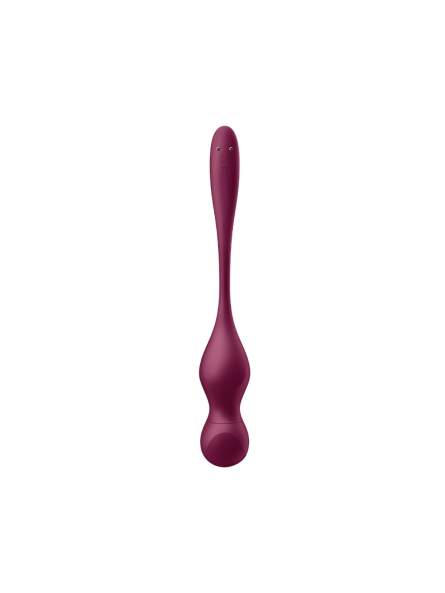 Wibrujące Kulki Love Birds Vary Connect App Wine Red Satisfyer
