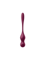 Wibrujące Kulki Love Birds Vary Connect App Wine Red Satisfyer