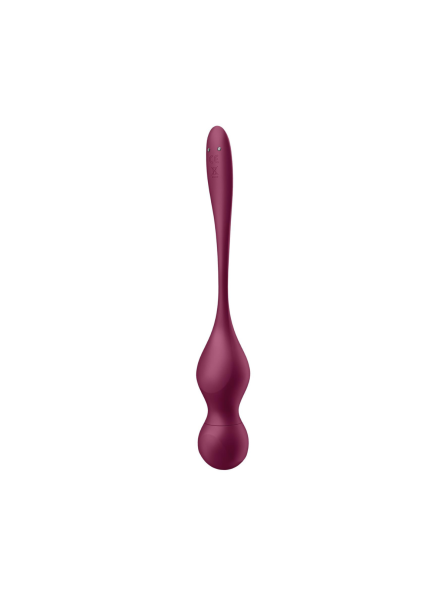 Wibrujące Kulki Love Birds Vary Connect App Wine Red Satisfyer