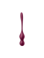 Wibrujące Kulki Love Birds Vary Connect App Wine Red Satisfyer
