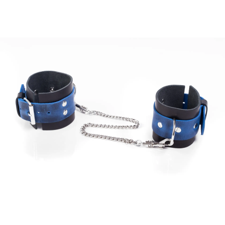 Kajdanki Crazy Horse Blue S Whips
