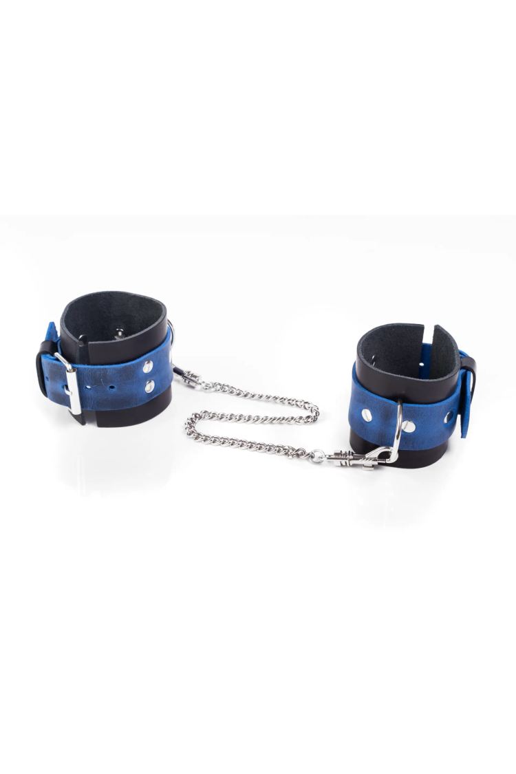 Kajdanki Crazy Horse Blue S Whips