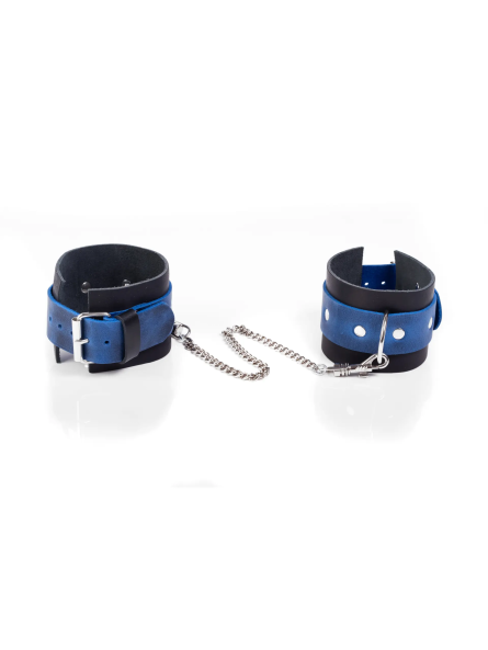 Kajdanki Crazy Horse Blue L Whips