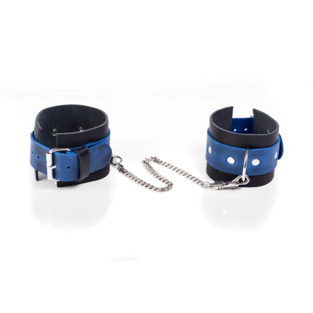 Kajdanki Crazy Horse Blue L Whips