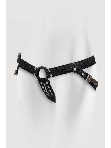 Bawełniany Strap-On Lastic Strap-On Rose-Black Adrien Lastic