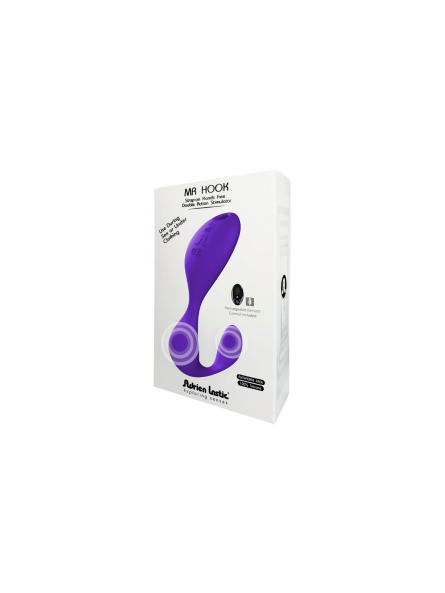 Wibrator Punktu G Mr.Hook + Lrs Lila Adrien Lastic