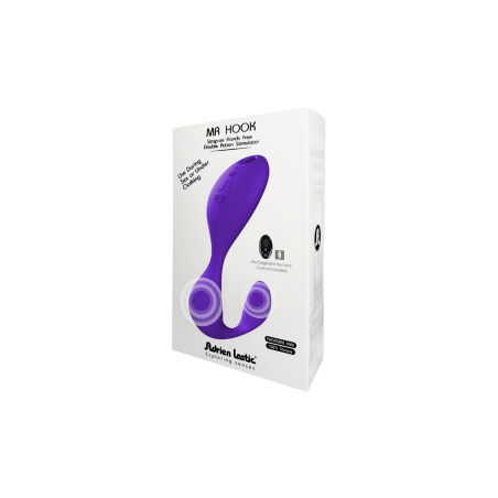 Wibrator Punktu G Mr.Hook + Lrs Lila Adrien Lastic