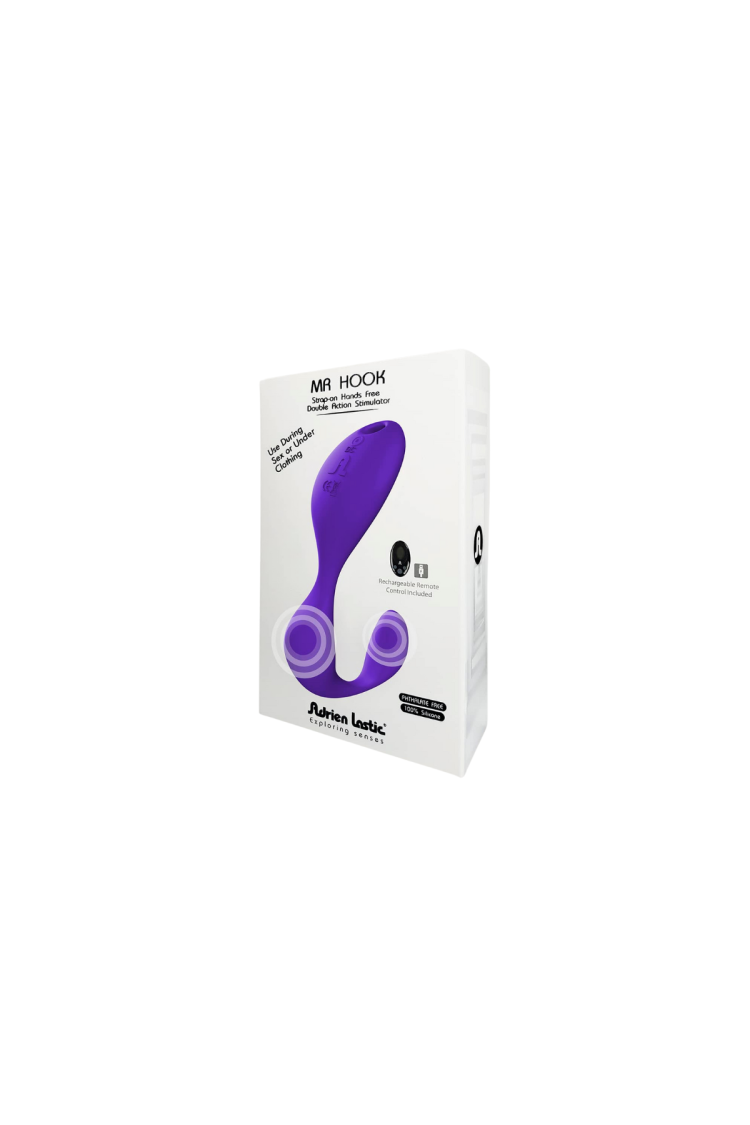 Wibrator Punktu G Mr.Hook + Lrs Lila Adrien Lastic