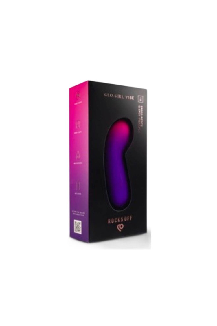 Wibrator Do Punku G Glo-Girl Vibe Pink / Purple Rocks-Off