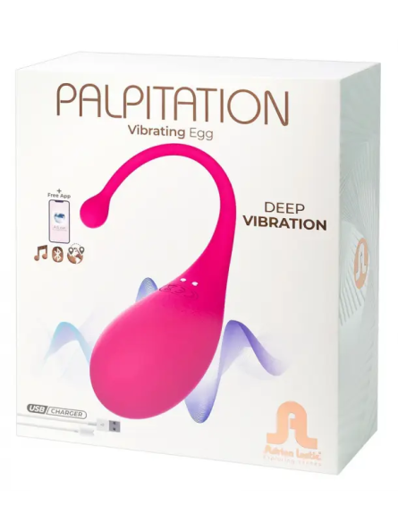 Jajko Wibrujące Pitation + App Rosa Fuerte Adrien Lastic