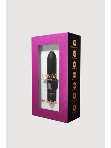 Mini Wibrator Premium Univibe Black Adrien Lastic
