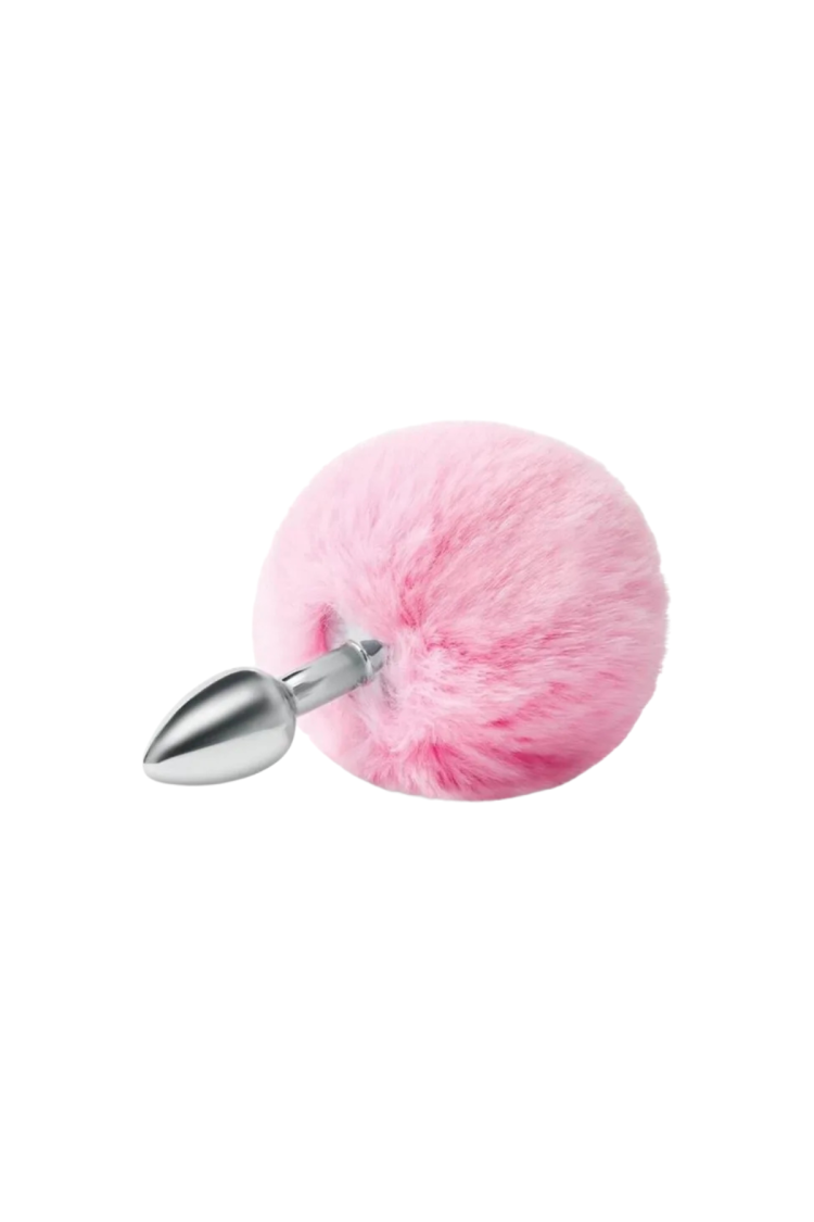 Korek Analny Króliczy Ogon Fluffy Bunny Pink Tail Whipsmart