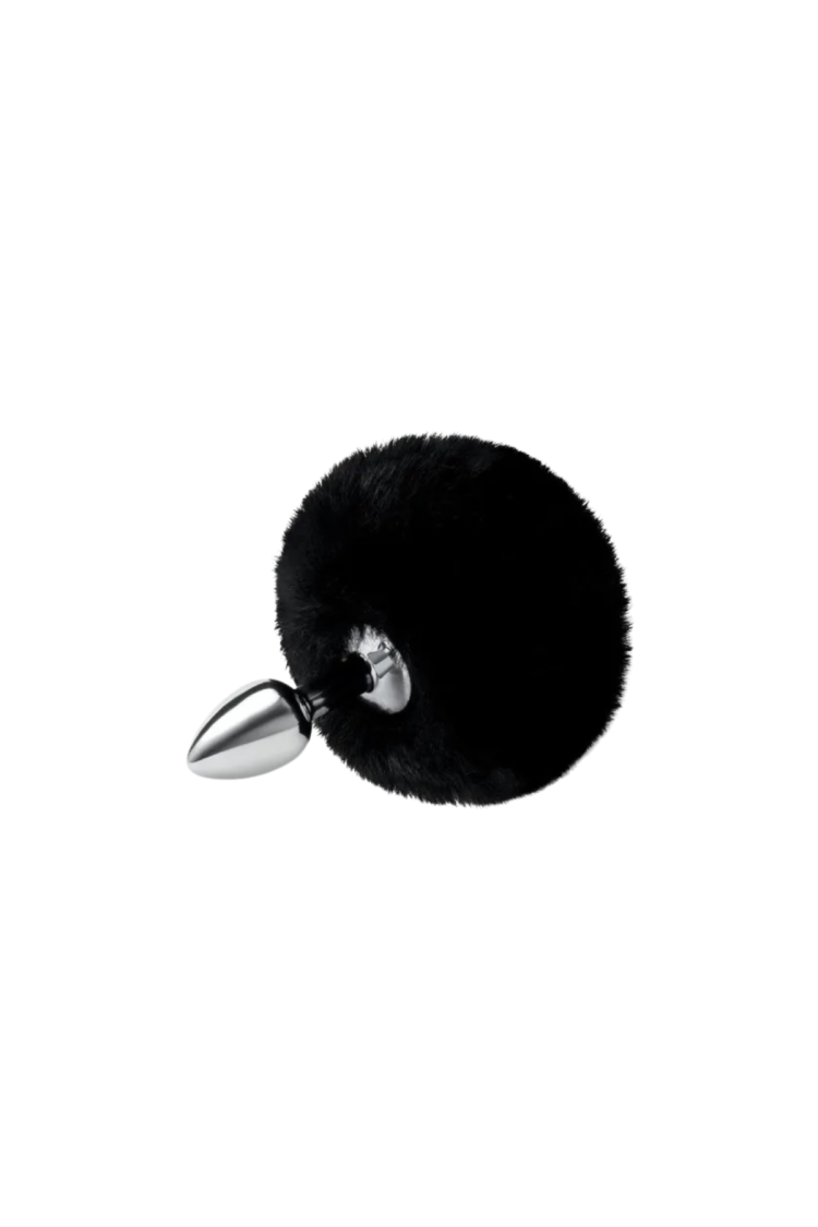 Korek Analny Królik Fluffy Bunny Metal Plug Pink Tail Whipsmart