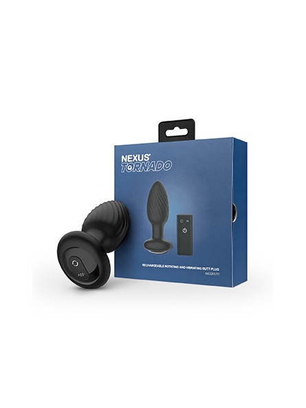 Korek Analny Tornado Butt Plug Medium Black Nexus