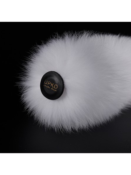 Odczepiany Metalowy Korek Z Lisim Ogonem Upko Fox Fur Tail Small Butt Plug UPKO