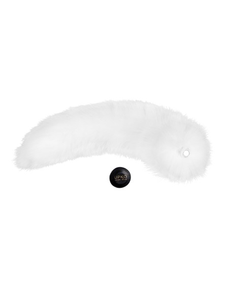 Odczepiany Metalowy Korek Z Lisim Ogonem Upko Fox Fur Tail Small Butt Plug UPKO
