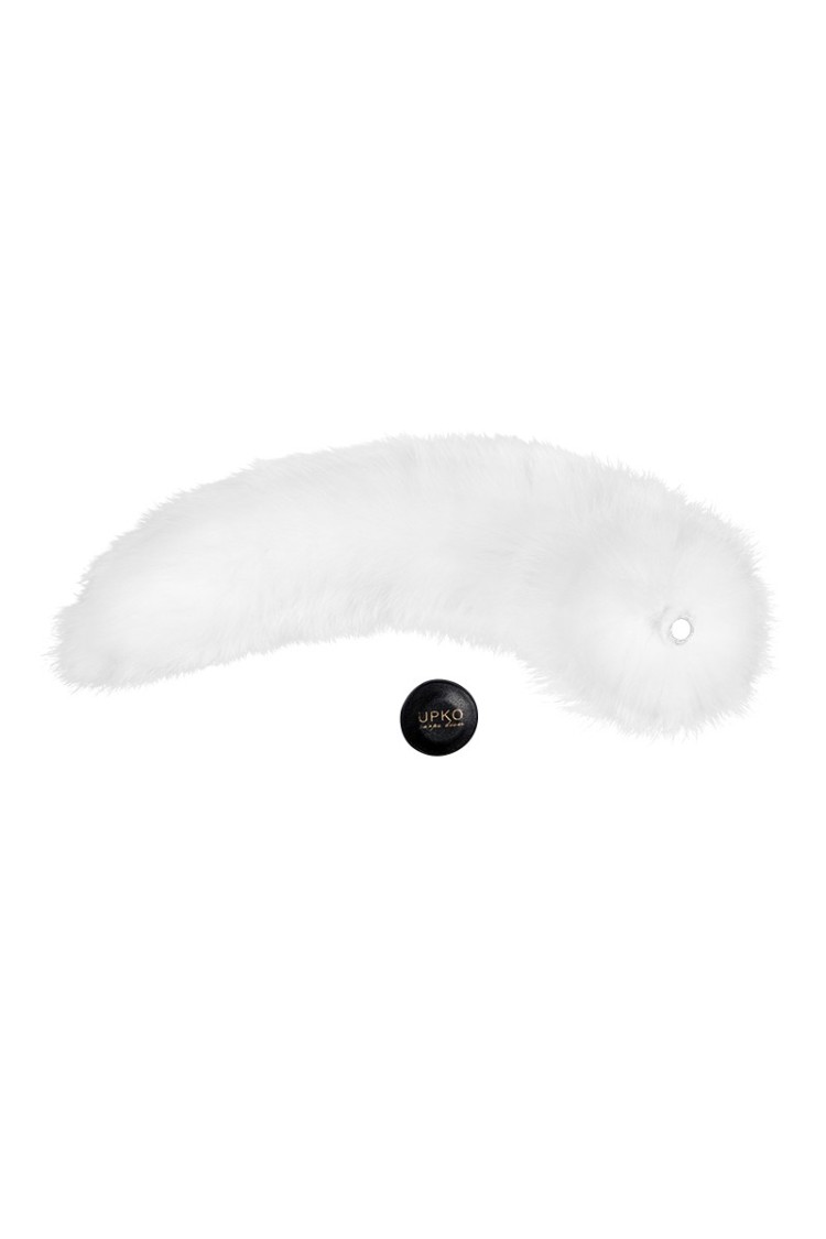 Odczepiany Metalowy Korek Z Lisim Ogonem Upko Fox Fur Tail Small Butt Plug UPKO