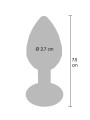 Korek Analny Z Kryształkiem Disco Diamond Plug Small NS Novelties