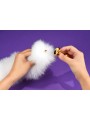 Odczepiany Metalowy Korek Z Lisim Ogonem Upko Fox Fur Tail Small Butt Plug UPKO