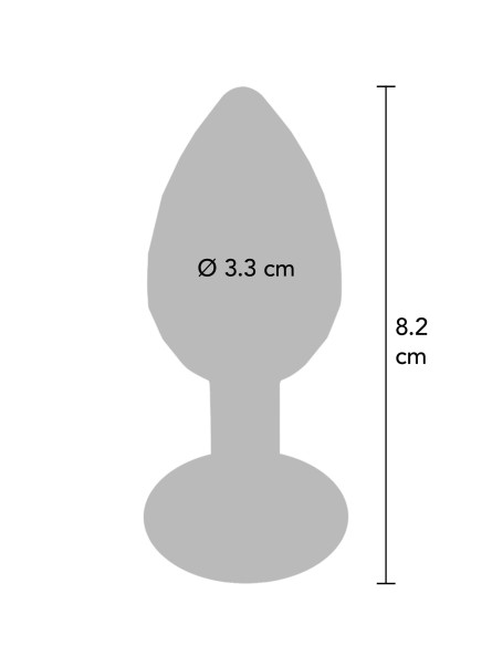 Korek Analny Z Kryształem Disco Diamond Plug Medium NS Novelties