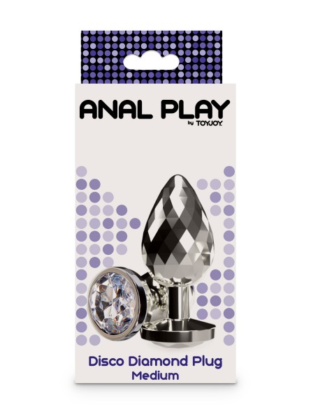 Korek Analny Z Kryształem Disco Diamond Plug Medium NS Novelties