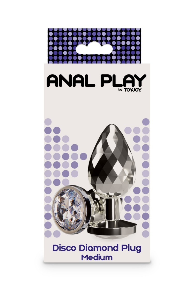 Korek Analny Z Kryształem Disco Diamond Plug Medium NS Novelties