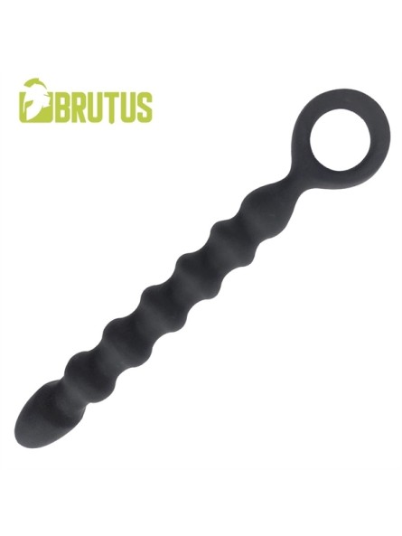 Koraliki analne Stop & Go Silicone Anal Bead Stick Black Brutus