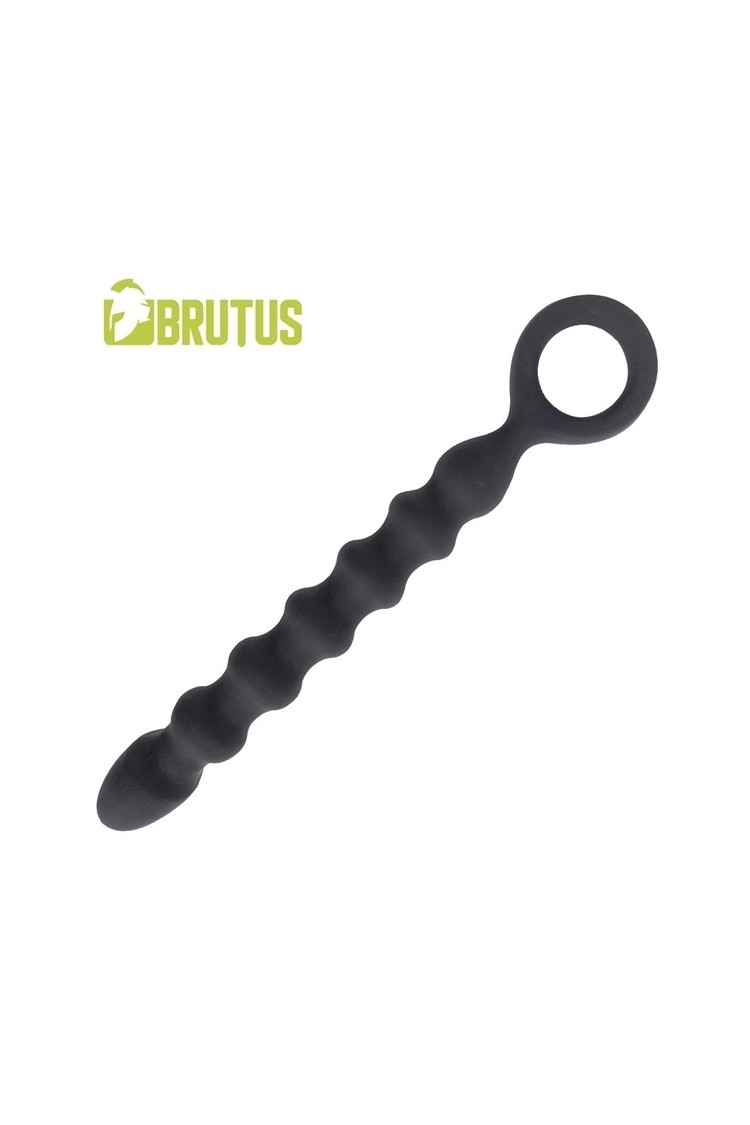 Koraliki analne Stop & Go Silicone Anal Bead Stick Black Brutus